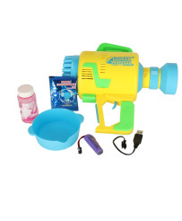 Soap bubble machine gun light yellow