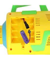 Soap bubble machine gun light yellow
