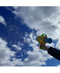 Soap bubble machine gun light yellow