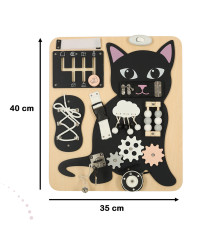 Sensory manipulation board Kitten LULILO KICIAO