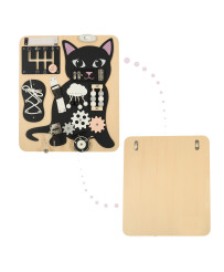 Sensory manipulation board Kitten LULILO KICIAO