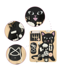 Sensory manipulation board Kitten LULILO KICIAO