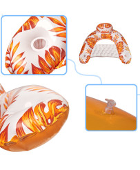 Swimming chair lounger hammock water orange