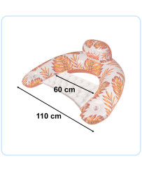 Swimming chair lounger hammock water orange