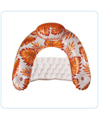 Swimming chair lounger hammock water orange