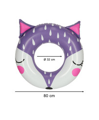 Children's swimming wheel 80cm fox