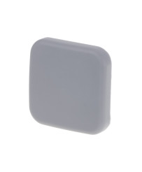 Door bumper self-adhesive silicone grey square