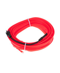 LED ambient lighting for car / auto USB / 12V tape 3m red