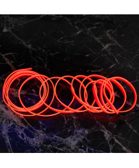 LED ambient lighting for car / auto USB / 12V tape 3m red