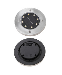 Solar garden ground invasion lights 8LED 4pcs cold white