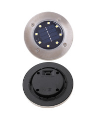 Solar ground garden invasion lights 8LED 4pcs warm white