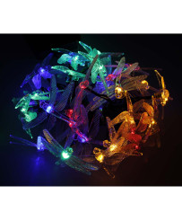 Solar garden lights dragonflies 6,5m 30LED multicolor