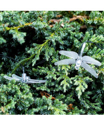 Solar dragonfly garden lights 6.5m 30LED warm white