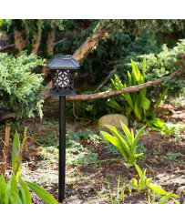 Solar pendant lantern standing 12LED lamp