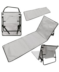 Beach mat recliner with...