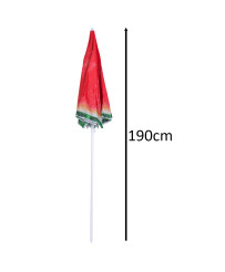 Beach garden umbrella adjustable 150cm broken watermelon