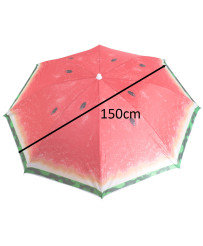 Beach garden umbrella adjustable 150cm broken watermelon