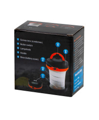 Camping travel light camping flashlight battery operated 2in1 3 ways
