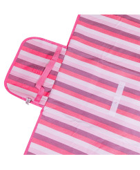 Beach mat beach picnic blanket 200x200cm pink