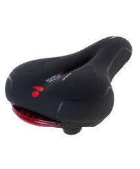 L-BRNO Sports bicycle saddle comfortable foam flexible LED light