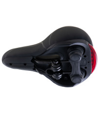 L-BRNO Sports bicycle saddle comfortable foam flexible LED light
