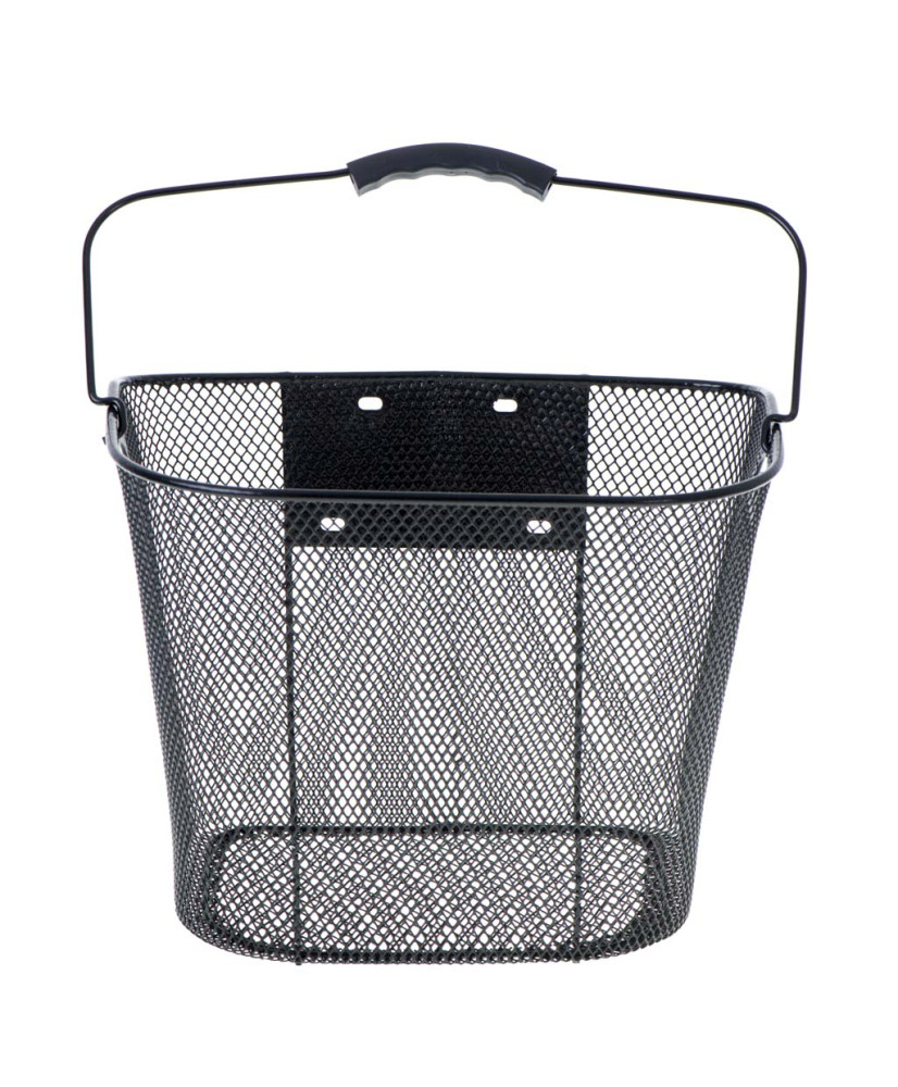 Bicycle basket front metal click basket