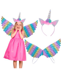 Unicorn wings costume headband