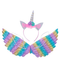 Unicorn wings costume headband
