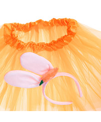 Bunny costume skirt headband carrot