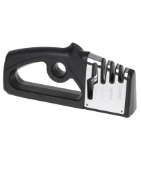 Sharpener for kitchen knives and scissors 4-in-1