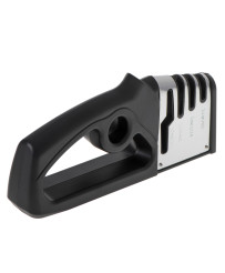 Sharpener for kitchen knives and scissors 4-in-1