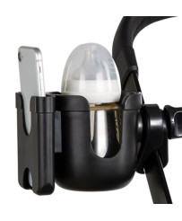 Bottle cup phone holder for bike stroller