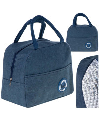Thermal insulation bag breakfast lunch blue