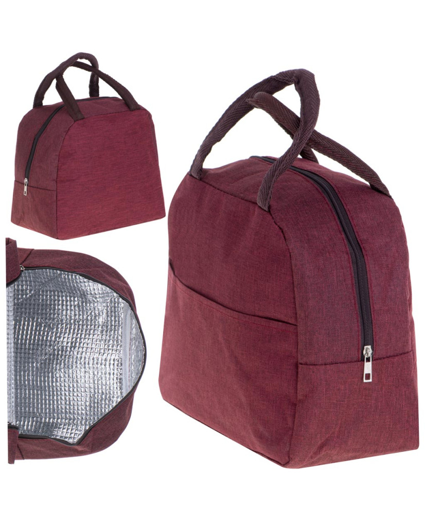 Thermal insulation bag breakfast lunch red