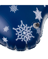 Slide sled inflatable snow wheel tire star