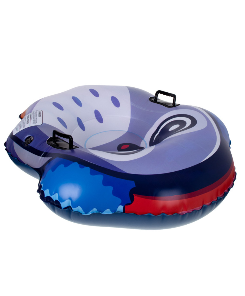 Slide inflatable sled for snow penguin tire