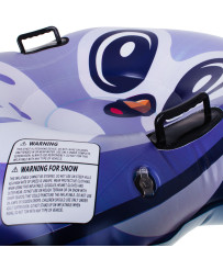 Slide inflatable sled for snow penguin tire