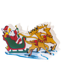 LED pendant lights Christmas decoration Santa's sleigh.