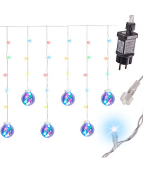 LED curtain lights hanging...
