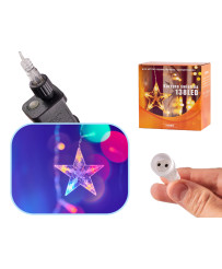 LED curtain lights stars 2.5m 138LED multicolor