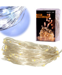 LED decorative wire lights 10m 100LED cold white