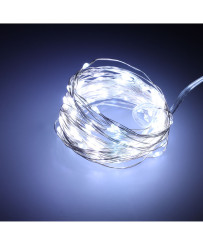 LED decorative wire lights 10m 100LED cold white