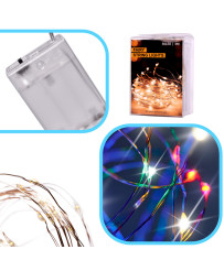 LED decorative wire lights 5m 50LED multicolor