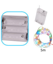 LED decorative wire lights 5m 50LED multicolor