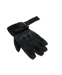 Military tactical gloves knuckle protection L black