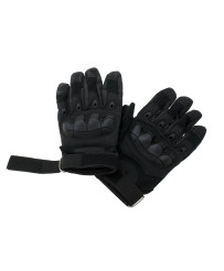 Military tactical gloves knuckle protection L black