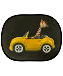 Static curtain sunshade car...
