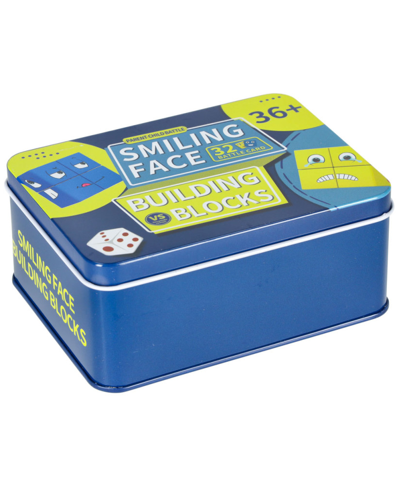 Creative blocks challenge changing face in a can