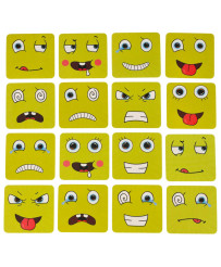 Creative blocks challenge changing face in a can