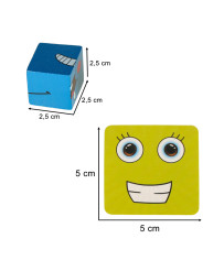Creative blocks challenge changing face in a can